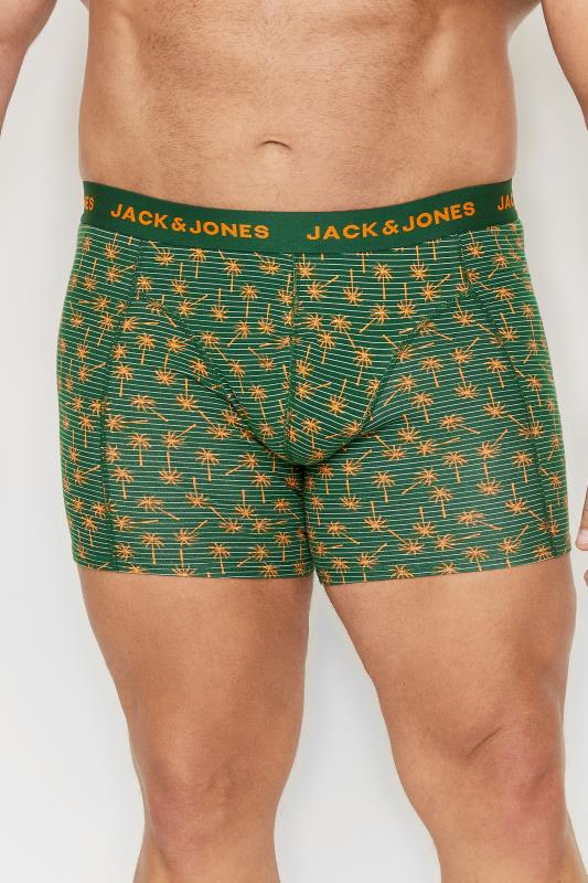 Men's  JACK & JONES Green 3 Pack Trunks