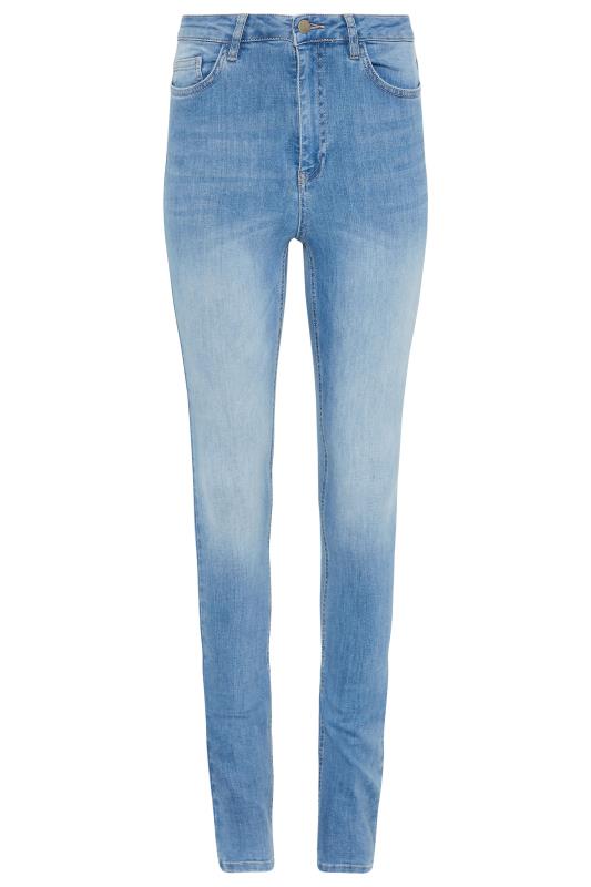 Light Blue Washed Ultra Stretch Skinny Jean | Long Tall Sally 4