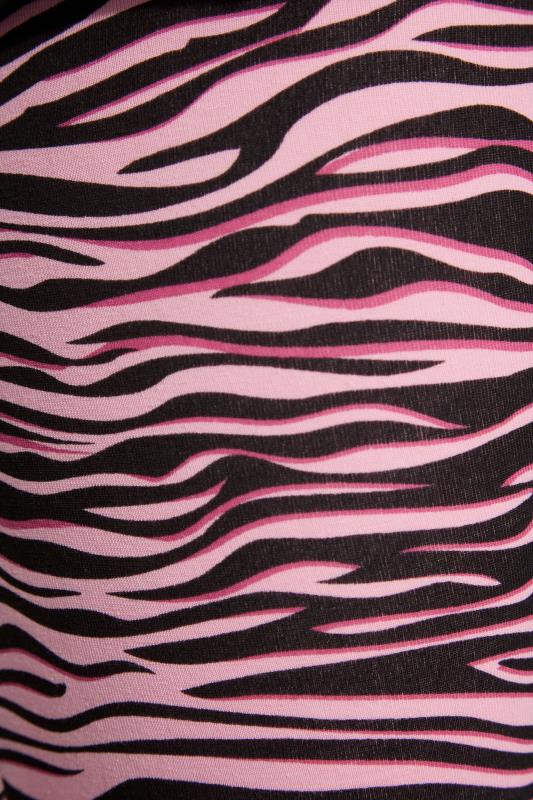 Black & Pink Zebra Print Pyjama Set_S.jpg