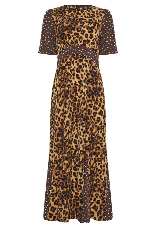 STAR Brown Leopard Print Maxi Dress |StarByJM 5
