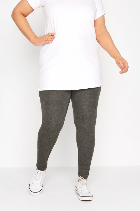 Curve Grey Soft Touch Leggings 1