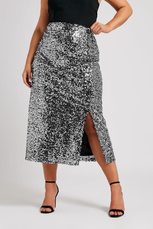 Embellished long skirt and top hotsell