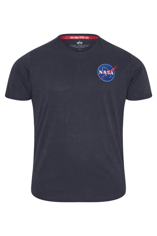 ALPHA INDUSTRIES Big & Tall Navy Blue NASA Space Shuttle T-Shirt 3