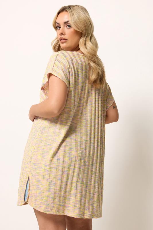 YOURS Plus Size Pink Ribbed Cardigan | Yours Clothing 2