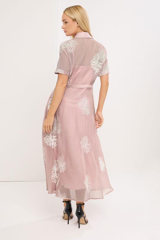 STAR Pink Embroidered Shirt Dress | StarByJM 2