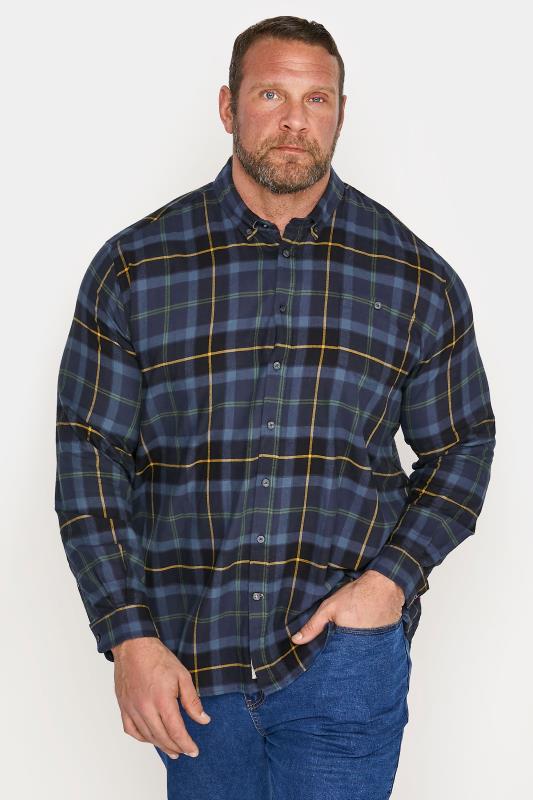 D555 Blue Check Flannel Shirt_A.jpg