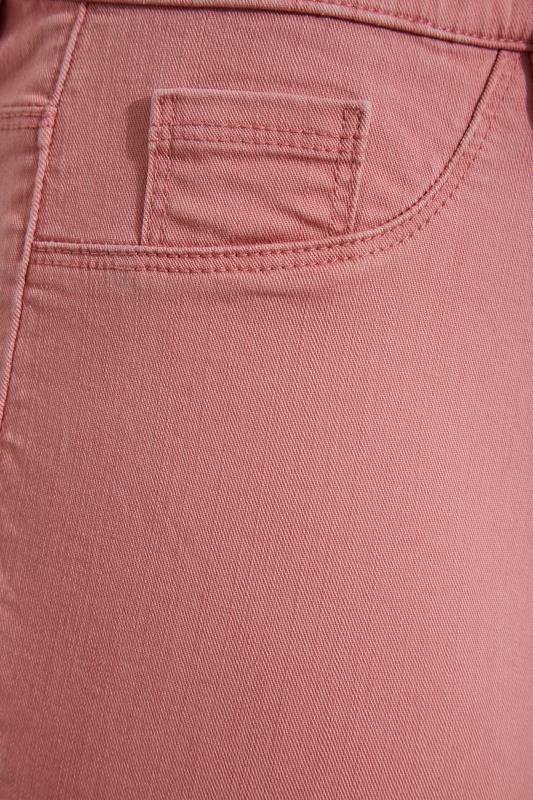 Curve Pink Cropped GRACE Jeggings 4