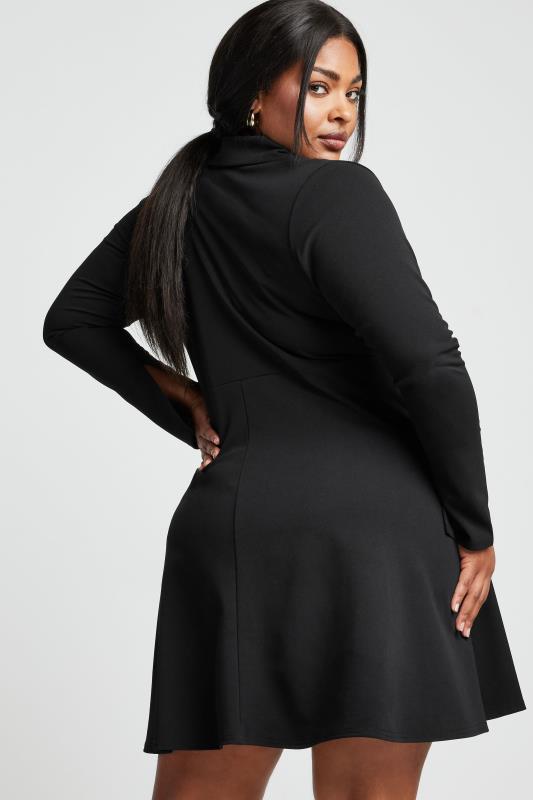 LIMITED COLLECTION Plus Size Black Blazer Style Dress | Yours Clothing 3
