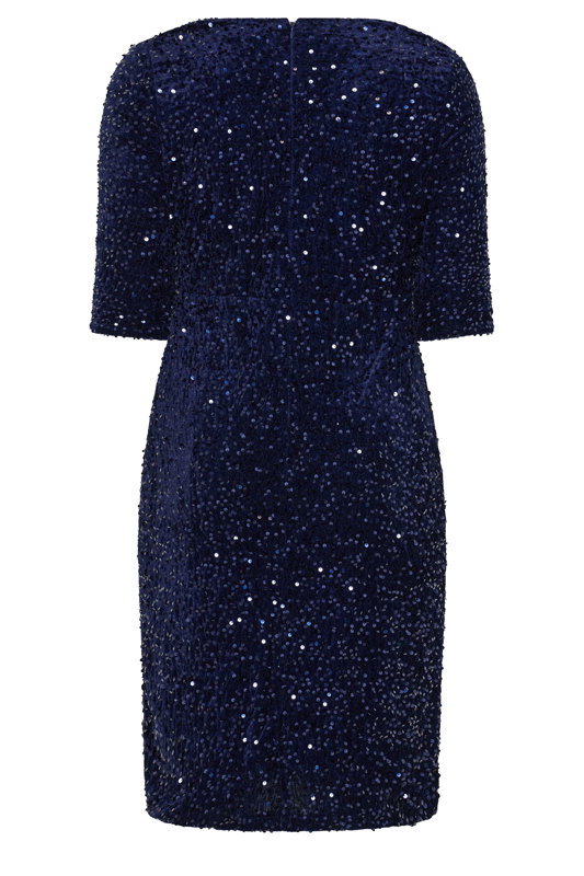 blue plus size velvet dress Yours London Women's Navy Sequin Size 14 Fabric is high stretch. Size:42L Coat - 36 Waist Occasion_Costumes Delta Dress - Blue