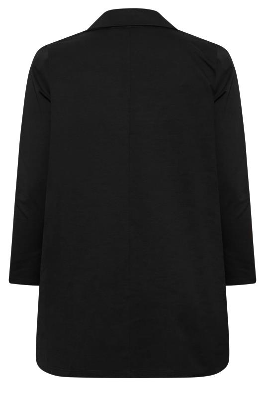 Curve Black Blazer Jacket | Yours Clothing 7