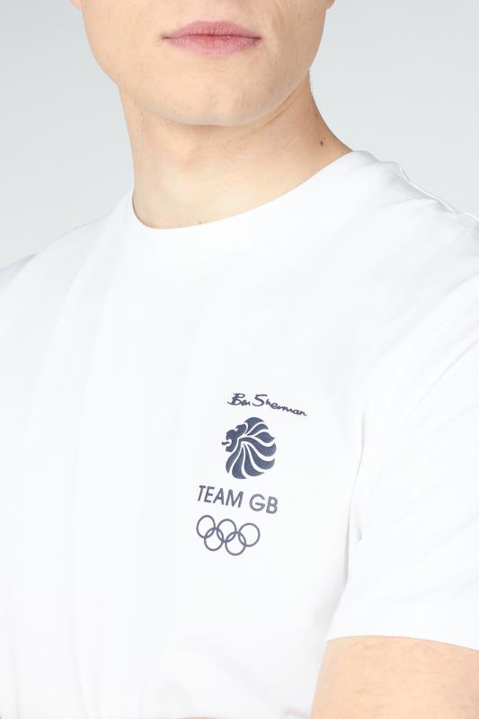 BEN SHERMAN White Official Olympic Tokyo Back Print T-Shirt_C.jpg
