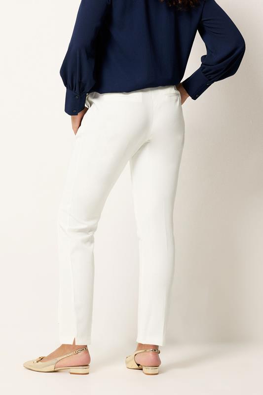 M&Co White Pintuck Tailored Trousers | M&Co 2