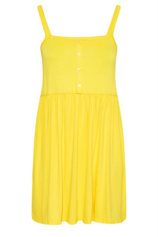 LIMITED COLLECTION Curve Yellow Button Detail Cami Top 6