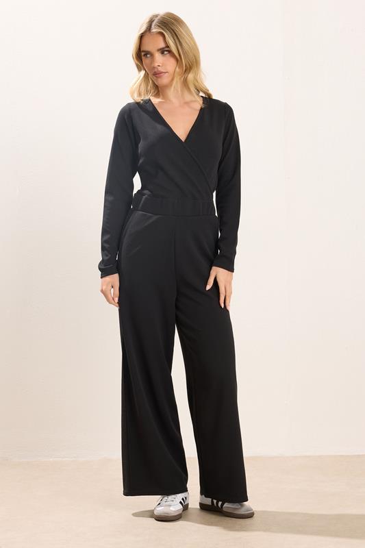PixieGirl Petite Women's Black Wide Leg Jumpsuit | PixieGirl 1