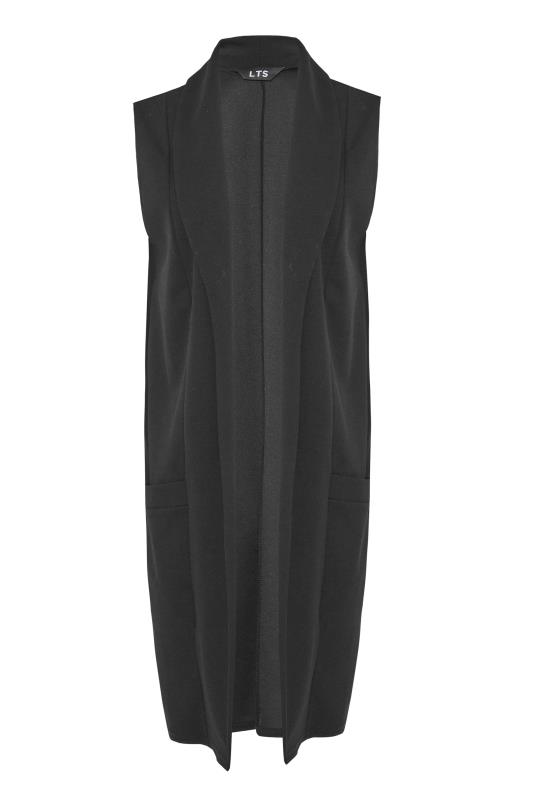 LTS Tall Women's Black Sleeveless Scuba Blazer | Long Tall Sally  6