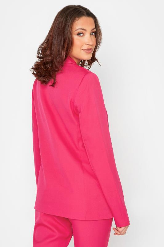 LTS Tall Women's Bright Pink Scuba Crepe Blazer | Long Tall Sally  4