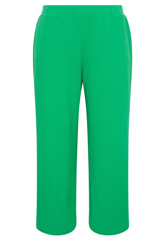 LIMITED COLLECTION Plus Size Green Wide Leg Trousers | Yours Clothing 6