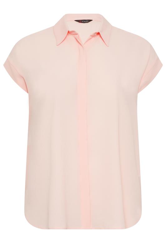 YOURS Plus Size Pink Short Sleeve Shirt | Yours Clothing 6