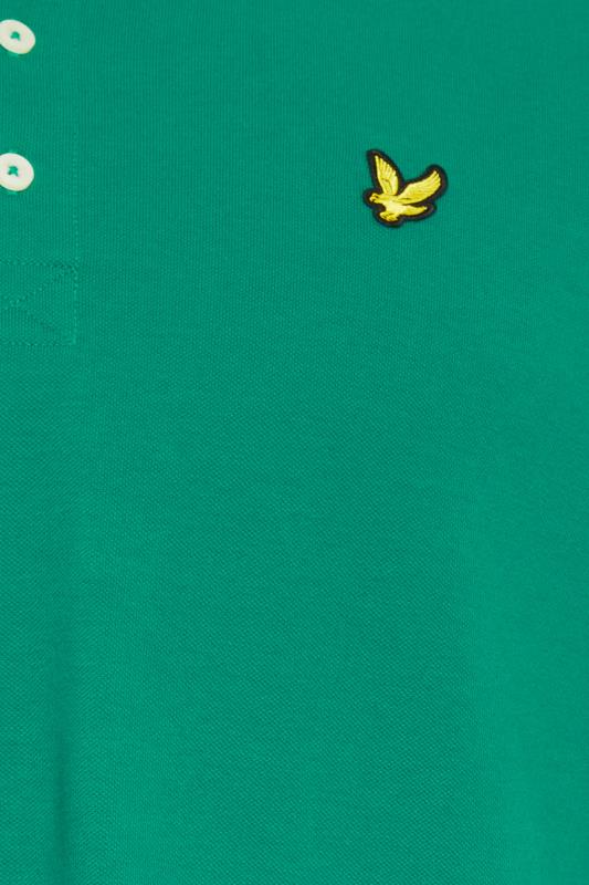 LYLE & SCOTT Big & Tall Green Core Polo Shirt | BadRhino 4