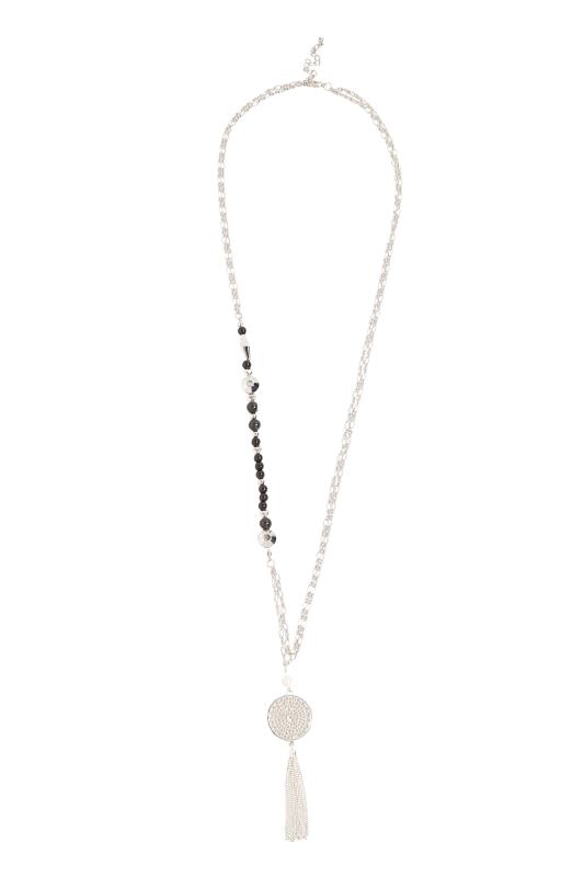 Silver Tone Chain & Beaded Long Necklace_AM.jpg