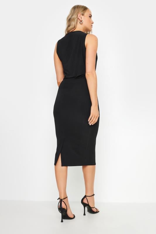 LTS Tall Black Cutout Midi Dress | Long Tall Sally 4