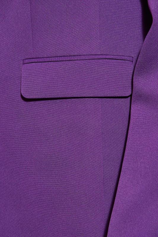 LTS Tall Women's Purple Scuba Crepe Blazer | Long Tall Sally 5