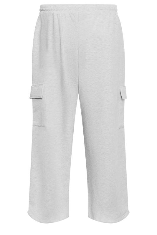LIMITED COLLECTION Plus Size Grey Wide Leg Cargo Joggers | Yours Clothing 6