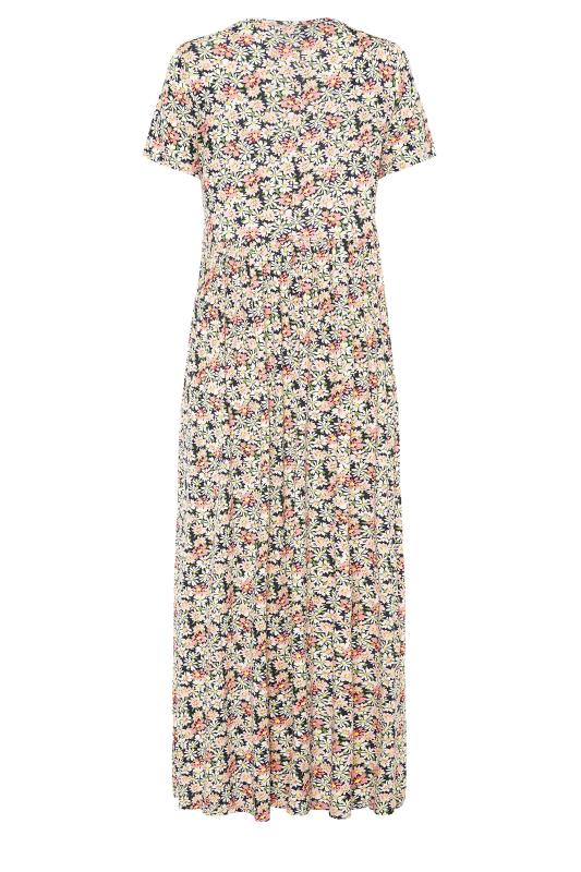 LTS White Daisy Print Midi Dress | Long Tall Sally