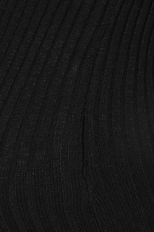 LTS Tall Maternity Black Knitted Midaxi Dress 5