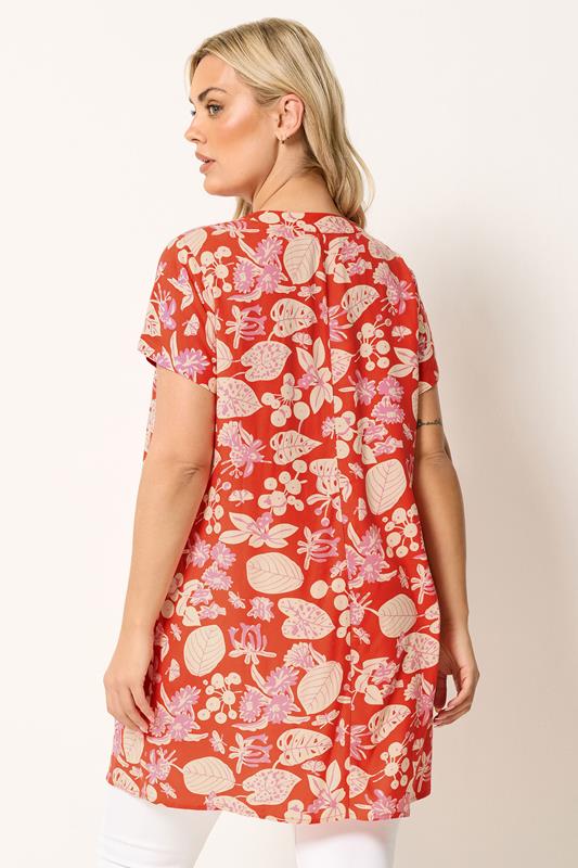 red palm leaf dress Palm Dress with Pearl in Red Palm Small