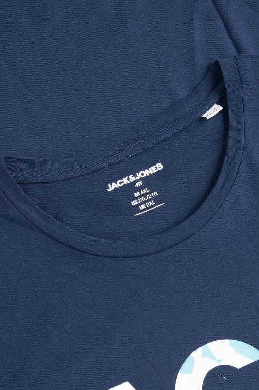 JACK & JONES Big & Tall Navy Blue Booster T-Shirt 3