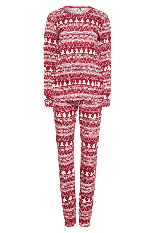 LTS Red Fairisle Print Christmas Pyjama Set_F.jpg