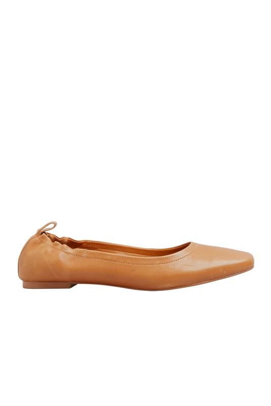 LTS Camel Brown Square Toe Leather Ballet Shoes_AM.jpg
