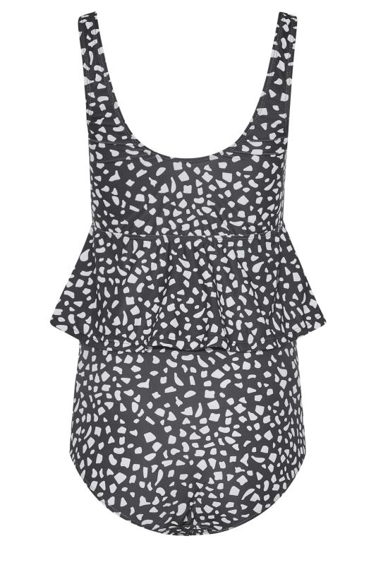 LTS Tall Women's Maternity Black Dalmatian Print Tankini Set | Long Tall Sally 6