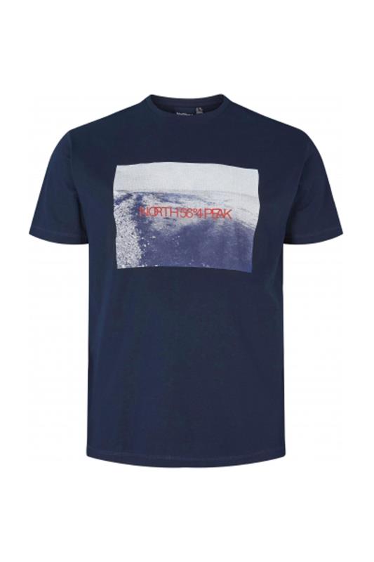 NORTH 36°4 Navy Sea Graphic Print T-Shirt_F.jpg