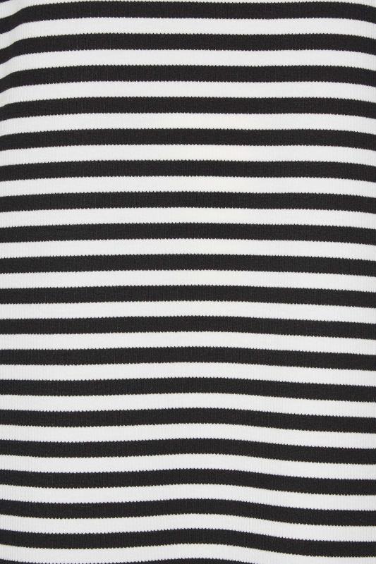 YOURS Curve Plus Size Black Stripe Midaxi Dress | Yours Clothing  4