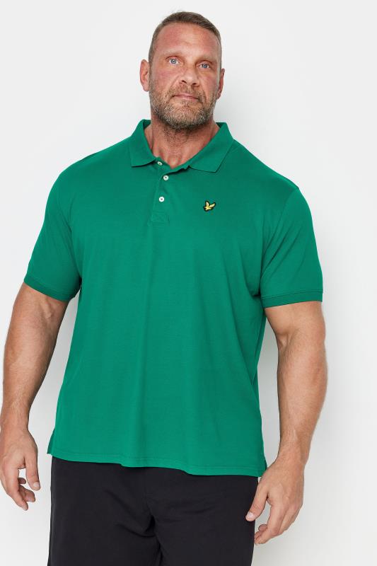  Grande Taille LYLE & SCOTT Big & Tall Green Core Polo Shirt