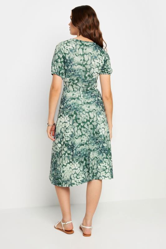 LTS Tall Women's Sage Green Animal Print Midi Dress | Long Tall Sally 3