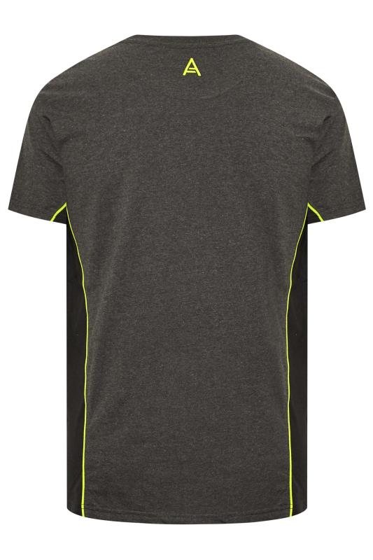 STUDIO A Big & Tall Grey Cut & Sew T-Shirt | BadRhino 3