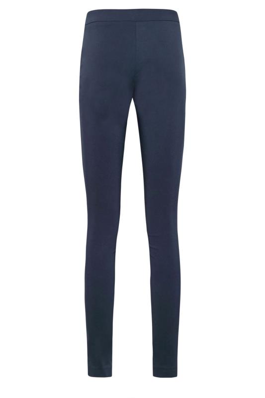 LTS Tall Women's Navy Blue Stretch Skinny Leg Trousers | Long Tall Sally 5