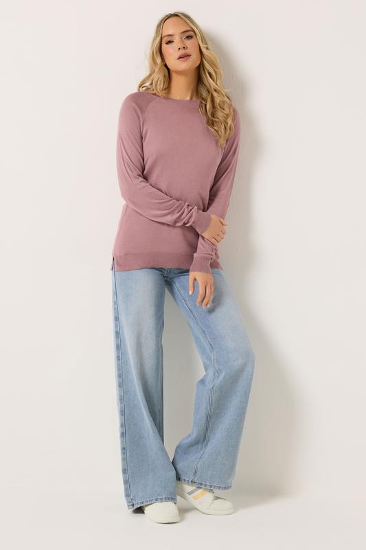 LTS Tall Women's Light Purple Lightweight Jumper | Long Tall Sally 1