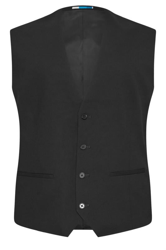 BadRhino Tailoring Big & Tall Stone Linen Suit Waistcoat | BadRhino 3