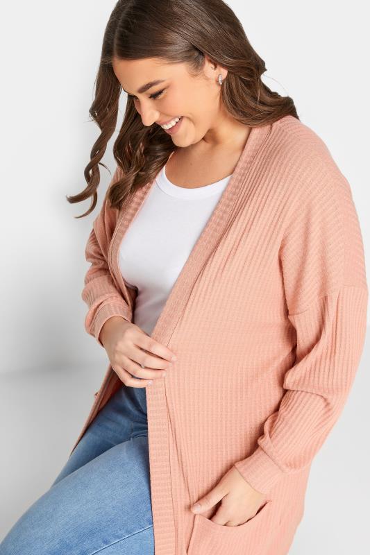 YOURS Curve Ribbed Soft Touch Cardigan | Yours Clothing  4