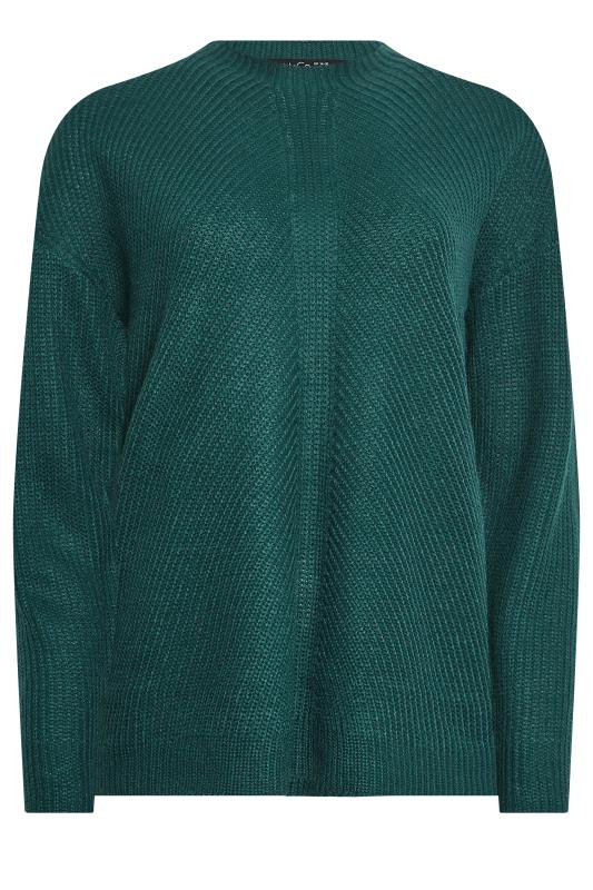 M&Co Teal Green Funnel Neck Knitted Jumper | M&Co 6