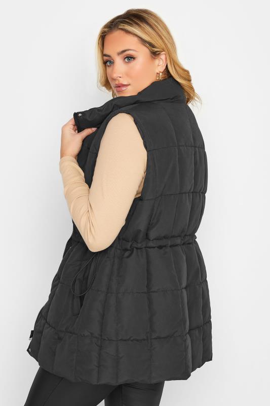 YOURS Plus Size Black Quilted Lightweight Gilet | Yours Clothing 4