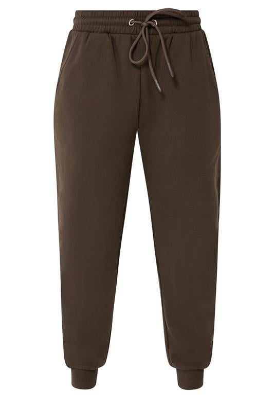M&Co Petite Chocolate Brown Cuffed Joggers | M&Co 5