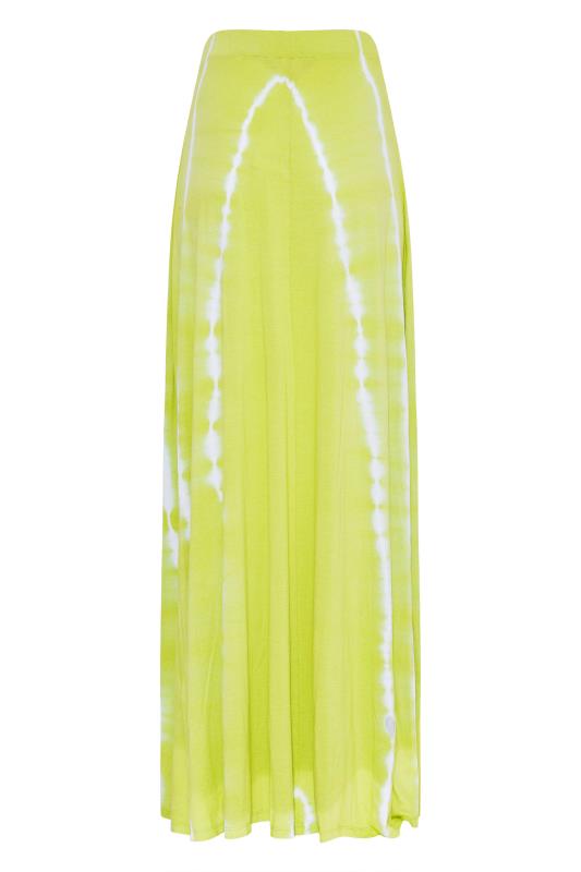 LTS Tall Green Tie Dye Maxi Skirt 5