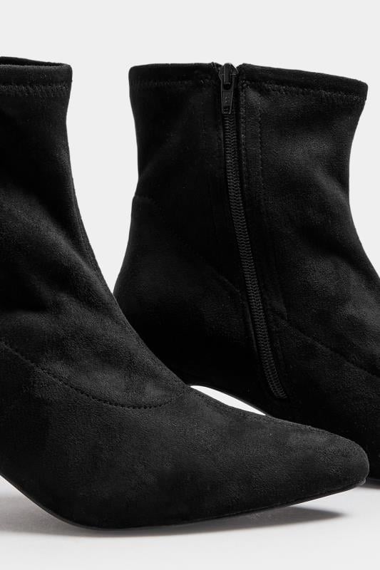 Pointy black ankle boots on sale