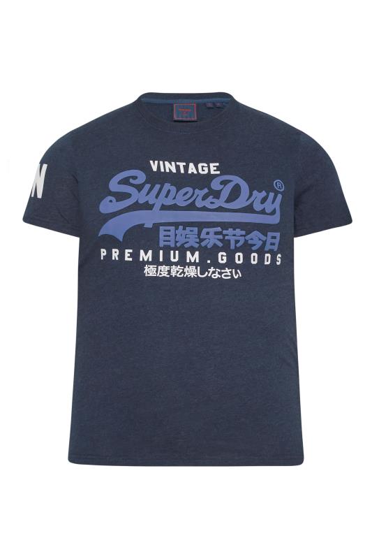 Men's  SUPERDRY Navy Logo T-Shirt