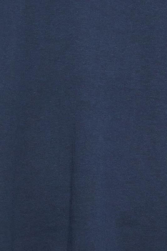 D555 Big & Tall Navy Blue Short Sleeve T-Shirt | BadRhino 4